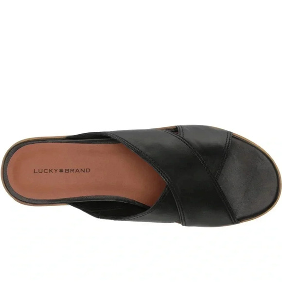 LUCKY BRAND
VEBONY LEATHER PADDED INSOLE PLATFORM SANDALS - Picture 4 of 7